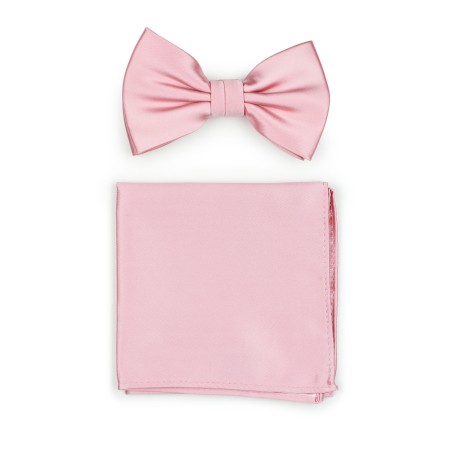 Petal Pink Bow Tie Set