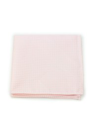 Blush Pink Pin Dot Pocket Square