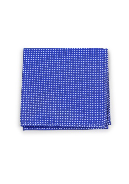 Horizon Blue Pin Dot Pocket Square