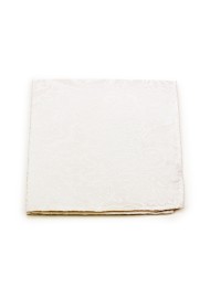 Ivory Paisley Pocket Square