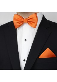 Persimmon Orange Bowtie Set Styled