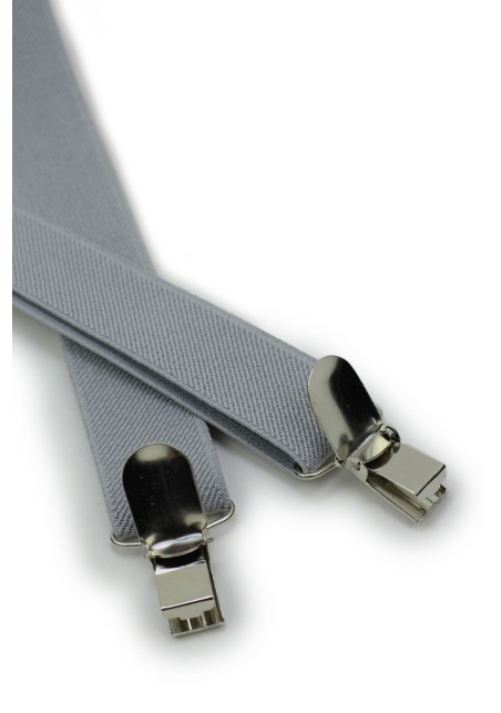 Solid Silver Suspenders Clips