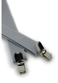 Solid Silver Suspenders Clips