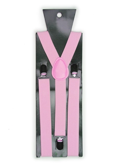 Bright Pink Mens Suspenders Packaging
