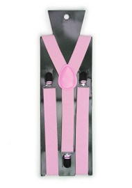 Bright Pink Mens Suspenders Packaging