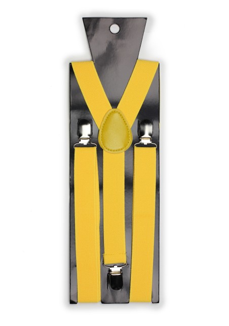 Mens Suspenders in Sunbeam Yellow Packaging