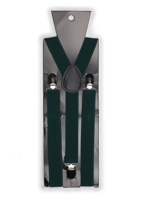 Suspenders in Hunter Green Packaging