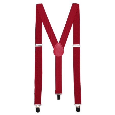 Cherry Red Suspenders