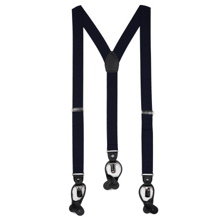 dark navy mens suspenders