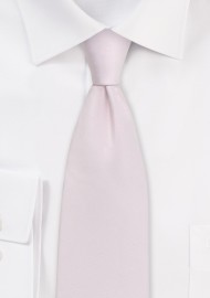 Solid Satin Tie in Blush Pink