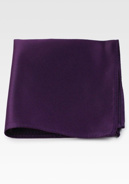 Berry Color Suit Hanky