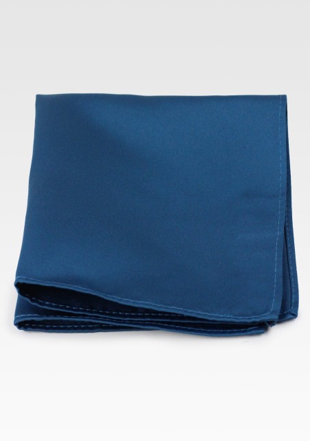 Teal Colored Pocket Square