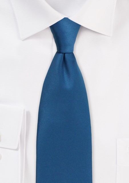 Satin Tie in Teal