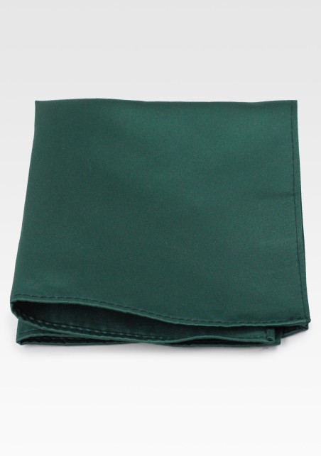 Rich Hunter Green Pocket Square