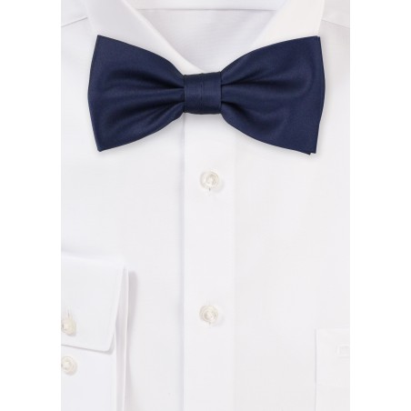 Dark Navy Kids Bow Tie