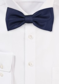 Dark Navy Kids Bow Tie