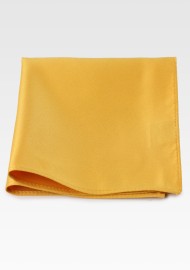 Amber Gold Pocket Square