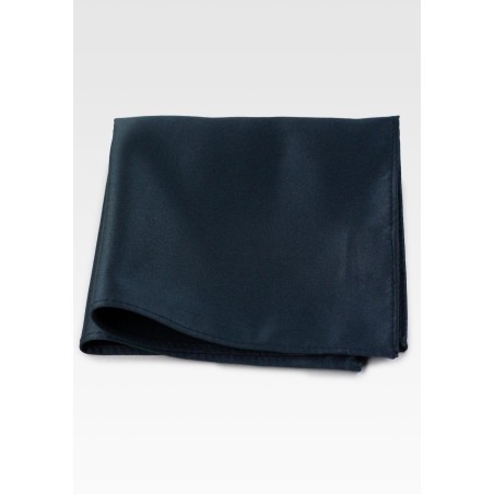 Charcoal Colored Suit Hanky