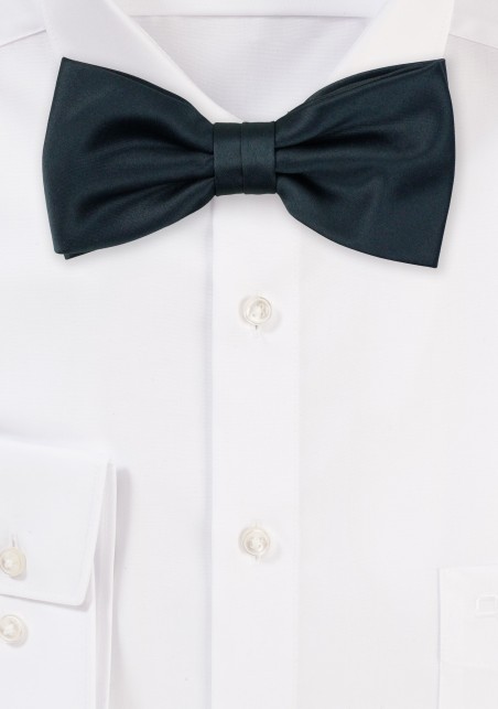 Charcoal Gray Kids Bow Tie