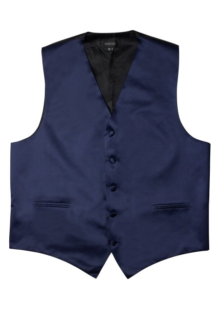Solid Kids Formal Vest in Navy Flat