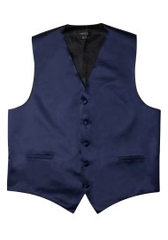 Solid Kids Formal Vest in Navy Flat