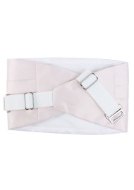 Dress Cummerbund in Blush Pink Back Clapses