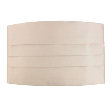 Champagne Cummerbund Front