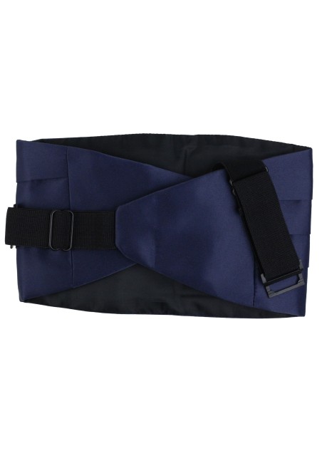 Navy Blue Cummerbund Back