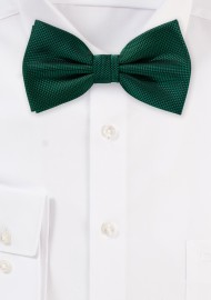 Autumn Bowtie in Hunter Green