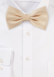 Matte Bow Tie in Peach