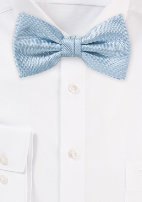 Matte Finish Bowtie in Powder Blue