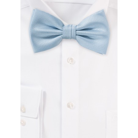 Matte Finish Bowtie in Powder Blue
