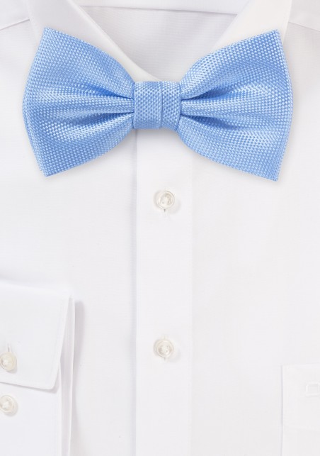 Sky Blue Textured Mens Tie