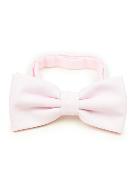 Linen Texture Bow Tie in Blush