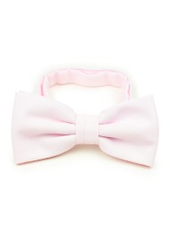 Linen Texture Bow Tie in Blush