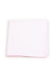 Linen Texture Pocket Square in Blush
