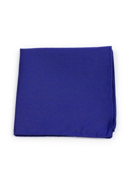 Matte Mens Pocket Square in Ultramarine
