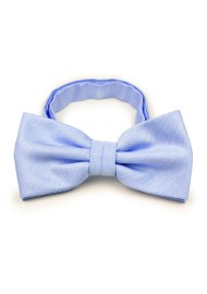 Pastel Blue Bowtie in Linen Texture