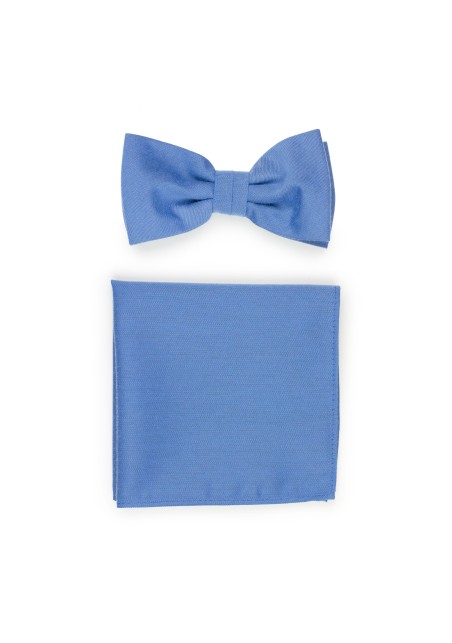 Ash Blue Bowtie Set