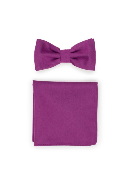 Sangria Pink Bowtie Set