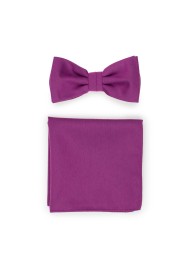 Sangria Pink Bowtie Set