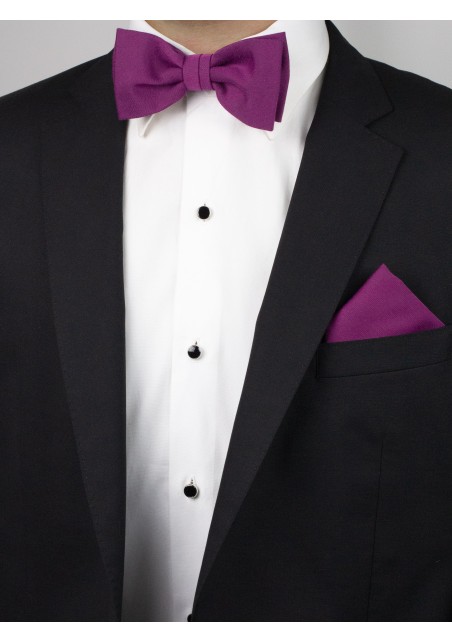 Sangria Pink Bowtie Set Styled