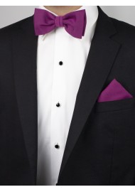 Sangria Pink Bowtie Set Styled
