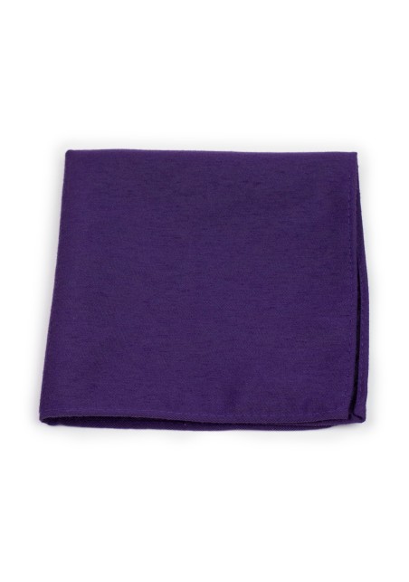Grape Purple Pocket Square Matte Finish