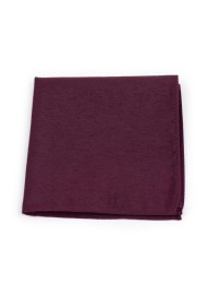 Matte Burgundy Pocket Square