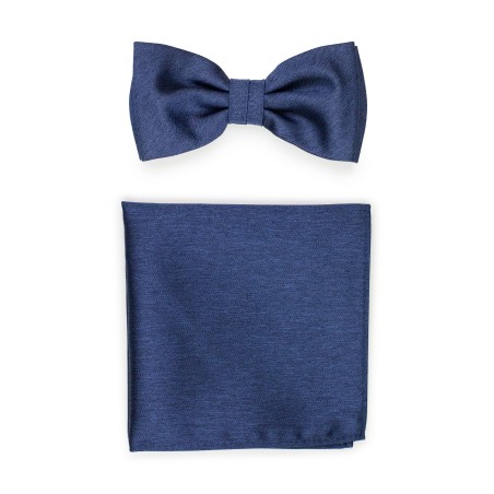 Slate Blue Bowtie Set