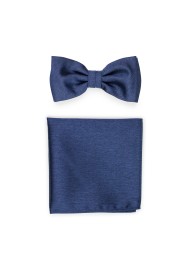 Slate Blue Bowtie Set
