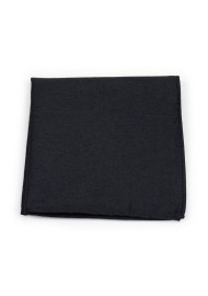 Matte Black Pocket Square
