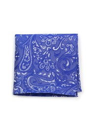 Morning Glory Paisley Pocket Square