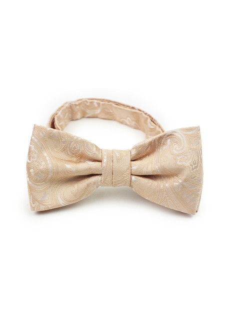 Formal Wedding Bow Tie in Golden Champagne